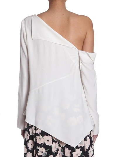 Shop Proenza Schouler Crêpe Blouse In Bianco