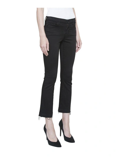 Shop J Brand Selena Cotton Denim Jeans In Nero