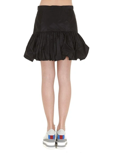 Shop Stella Mccartney Taffeta Skirt In Black