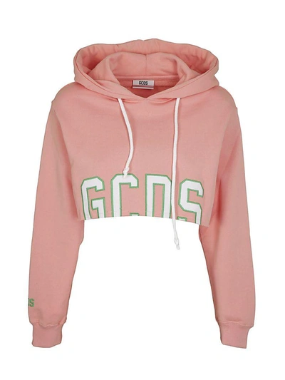 Shop Gcds Logo Sweatshirt In Pink