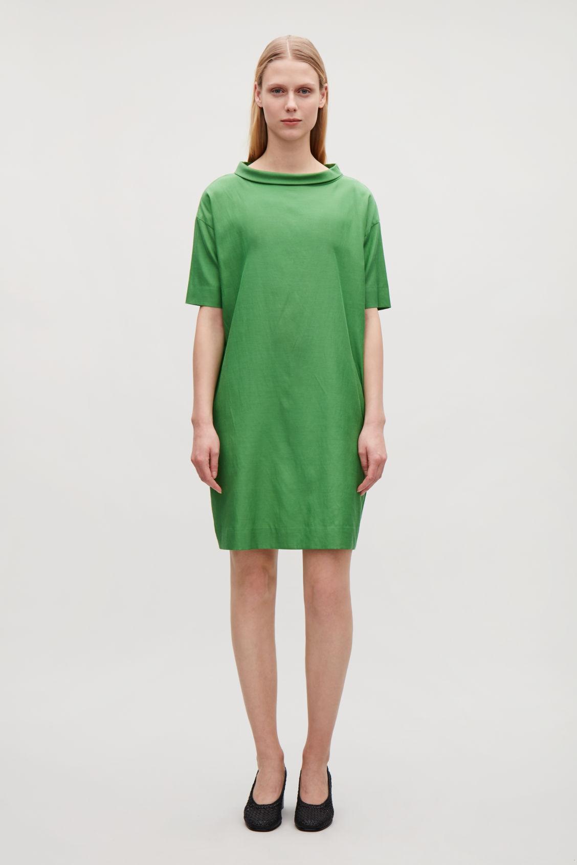 cos green dress