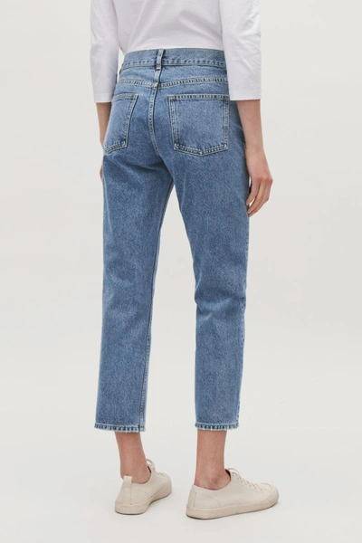 Shop Cos Slim Leg Jeans In Blue