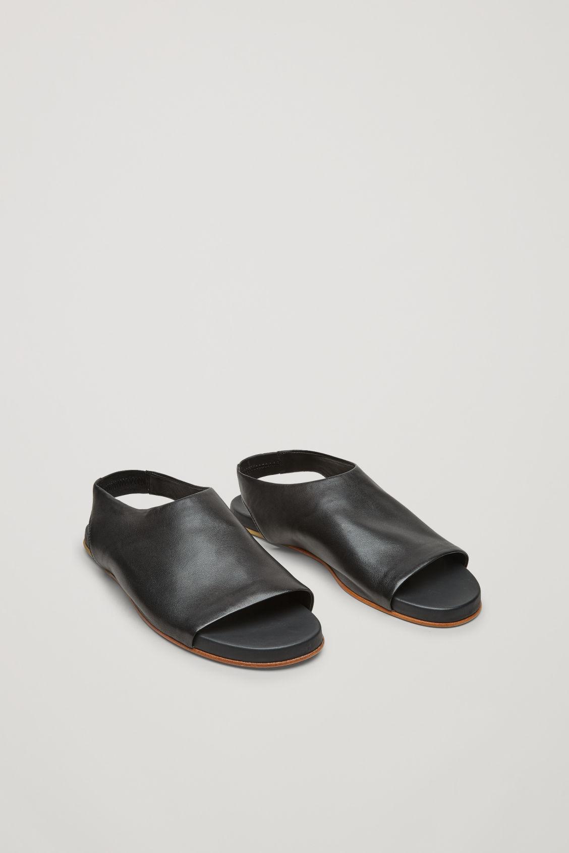 cos leather sandals