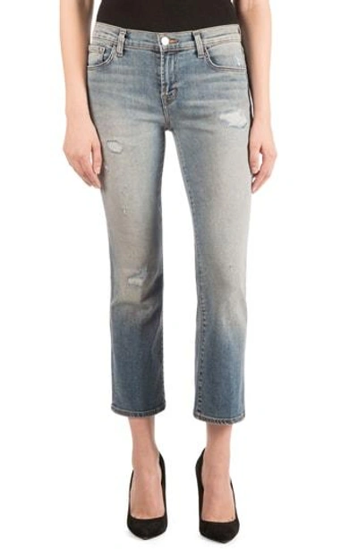Shop J Brand Selena Crop Jeans In Nolita
