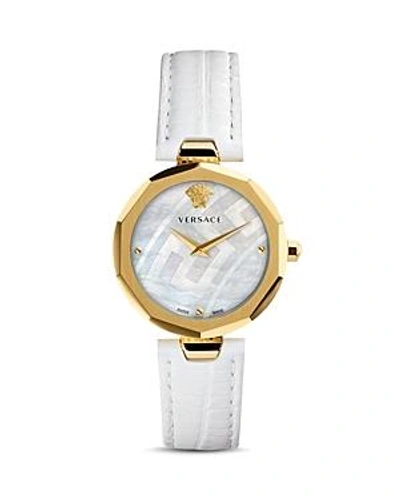 Shop Versace Idyia Watch, 36mm In White