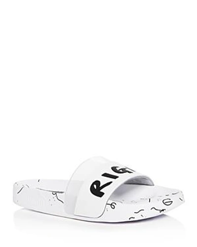 Puma Women's Shantell Martin Leadcat Pool Slide Sandals In White/ White |  ModeSens