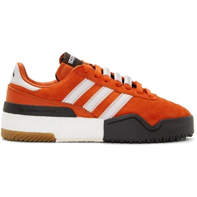 Shop Adidas Originals By Alexander Wang Orange Aw Bball Soccer Sneakers