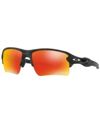 Shop Oakley Flak 2.0 Xl Sunglasses, Oo9188 59 In Black Camo/prizm Ruby