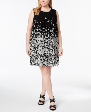 calvin klein plus size white dress