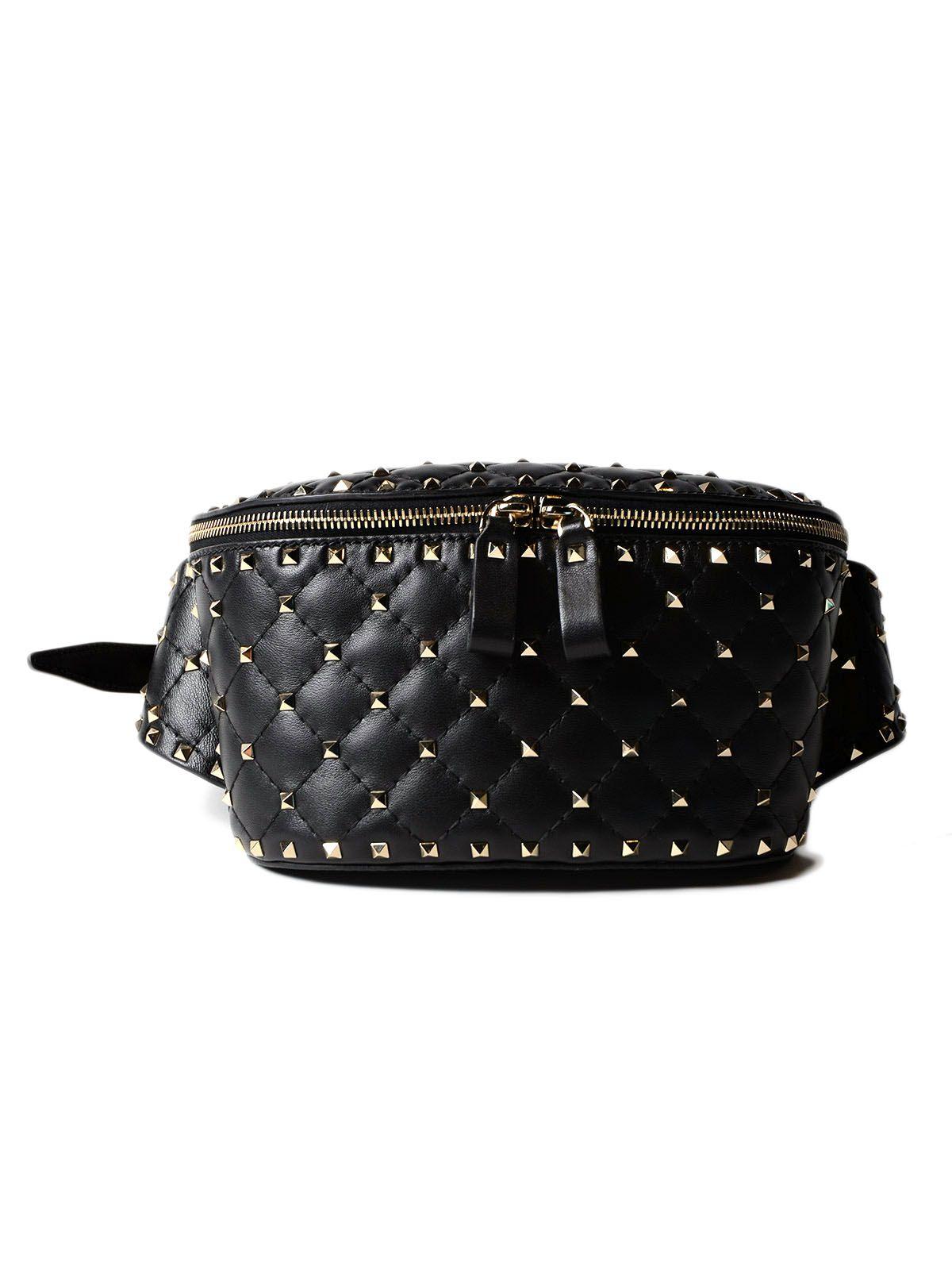 valentino rockstud spike belt bag