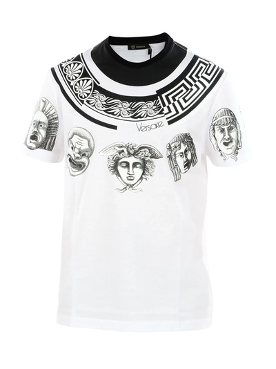 Shop Versace Gianni  T-shirt In White