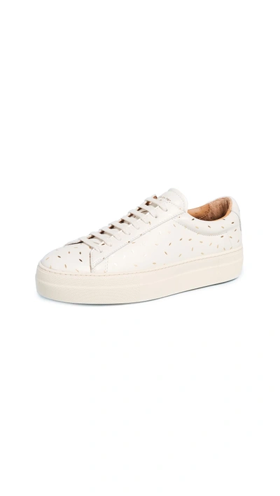 Shop Zespà Laceup Platform Sneakers In Supakitch/off White