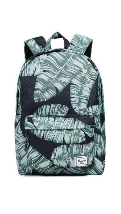 Shop Herschel Supply Co Classic Mid Volume Backpack In Black Palm