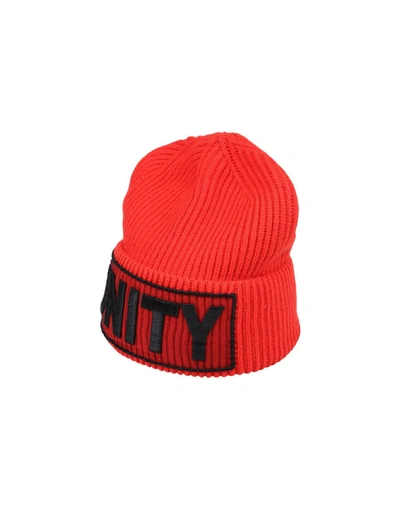 Shop Versace Hat In Red