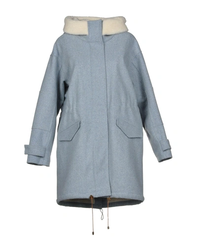 Shop Sessun Coats In Grey