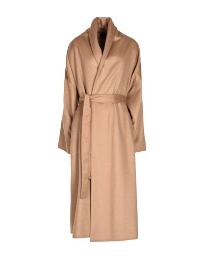 Shop Nili Lotan Coat In Camel