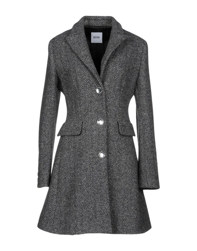 Shop Moschino Cheap And Chic Coat In Grey