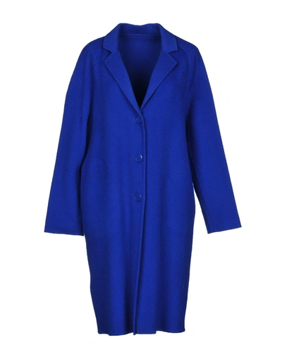 Shop Pinko Coat In Blue