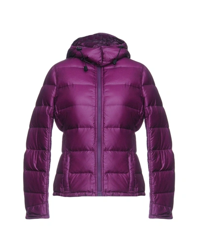 Shop Aspesi Down Jacket In Purple