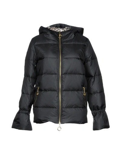 Shop Class Roberto Cavalli Down Jacket In Black