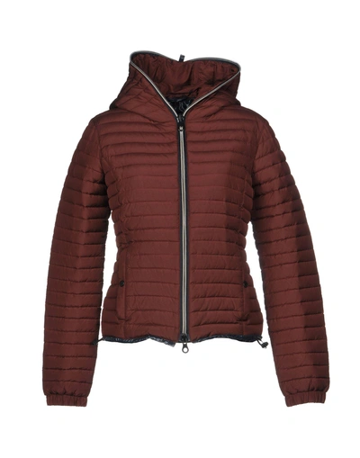Shop Duvetica Down Jackets In Cocoa