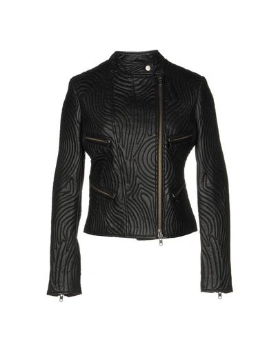 Shop Unfleur Biker Jacket In Black