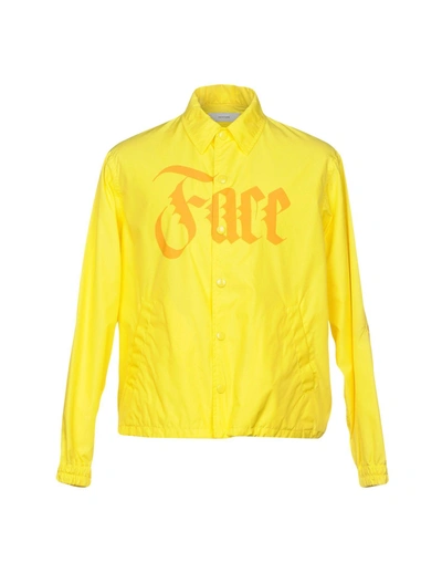 Shop Facetasm Jacket In Yellow