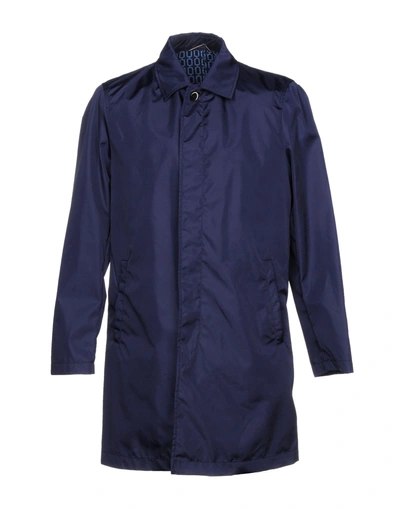 Shop Roda Overcoats In Dark Blue