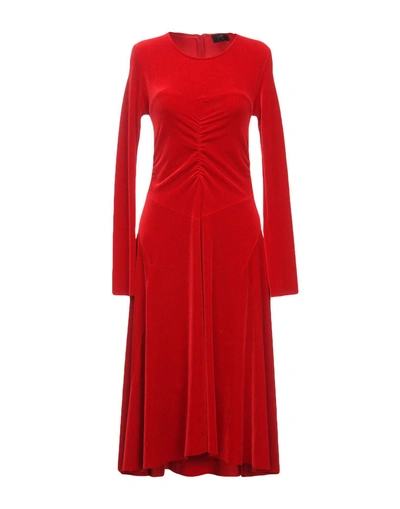 Shop Le Col Midi Dresses In Red