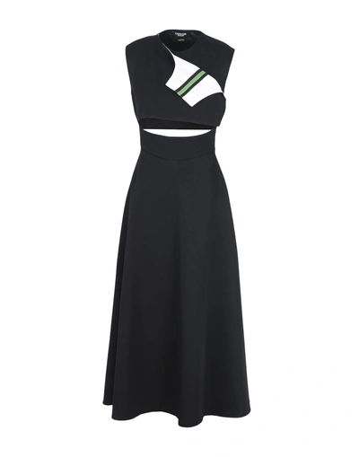 Shop Calvin Klein 205w39nyc Midi Dresses In Black