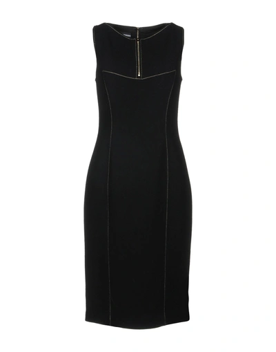 Shop Gio' Guerreri Knee-length Dresses In Black