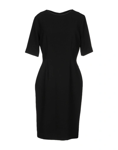 Shop Ottod'ame Knee-length Dress In Black