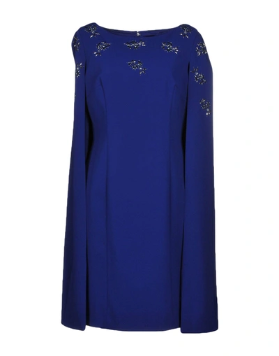 Shop St. John Knee-length Dress In Blue