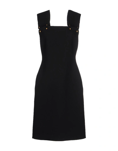 Shop Lanvin Knee-length Dresses In Black