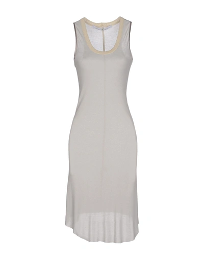 Shop Alessandra Marchi Knee-length Dress In Light Grey