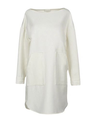 Shop Gotha Knee-length Dresses In White