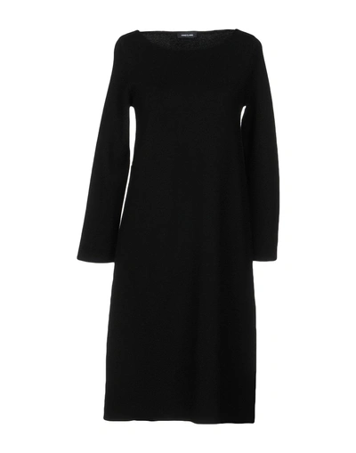 Shop Anneclaire Knee-length Dress In Black
