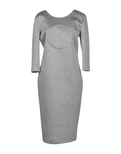 Shop Class Roberto Cavalli Knee-length Dresses In Light Grey