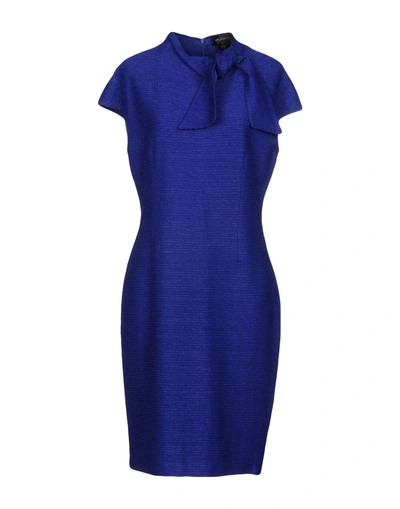Shop St John Knee-length Dress In Blue