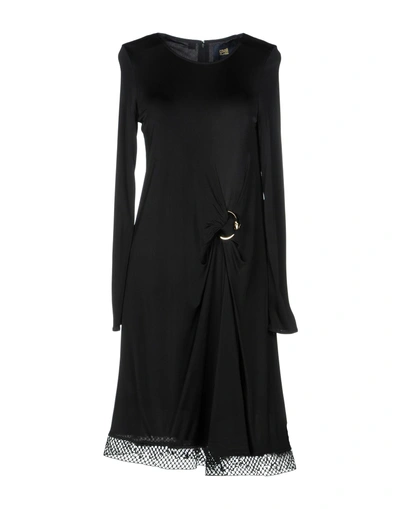 Shop Class Roberto Cavalli Knee-length Dress In Black