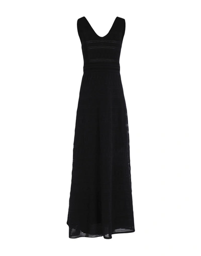Shop M Missoni Long Dresses In Black