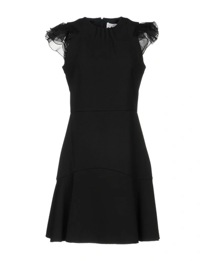 Shop Genny Short Dress In Black