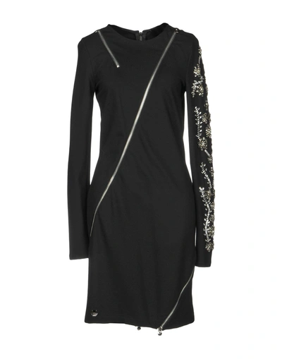 Shop Philipp Plein Short Dress In Black