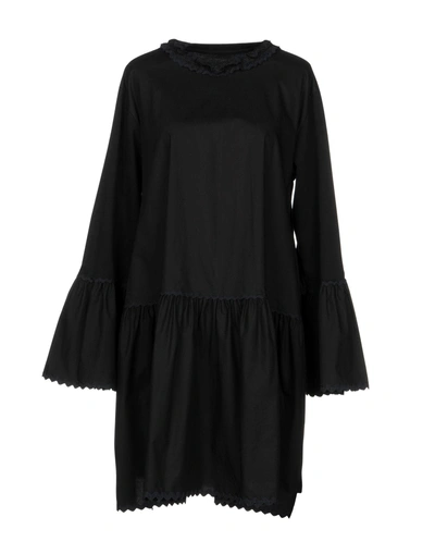 Shop Mm6 Maison Margiela Short Dress In Black