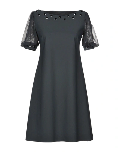 Shop Chiara Boni La Petite Robe Short Dress In Lead