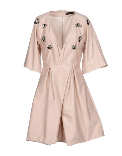 Shop Alessandro Dell'acqua Short Dress In Light Pink