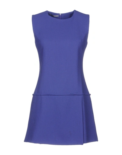 Shop Ermanno Scervino Short Dress In Purple