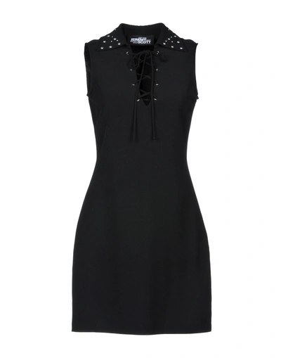 Shop Jeremy Scott Short Dress In Black