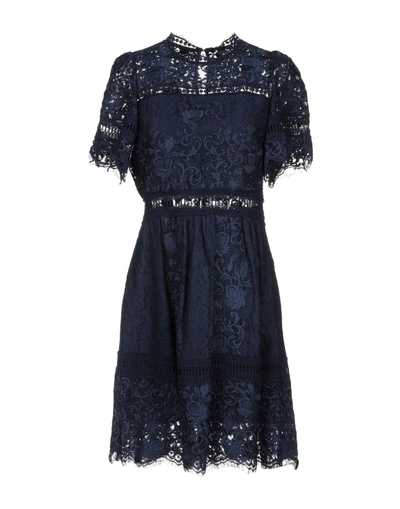 Shop Sea Short Dress In Dark Blue