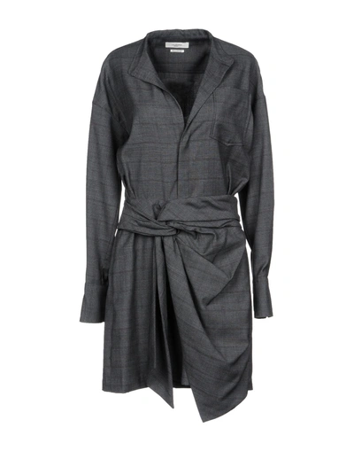 Shop Isabel Marant Étoile Shirt Dress In Grey